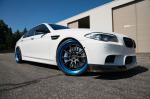 BMW M5 Alpine White on ADV.1 Wheels (ADV10 TRACK) 2016 года